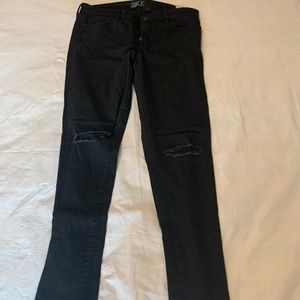 Abercrombie black skinny jeans